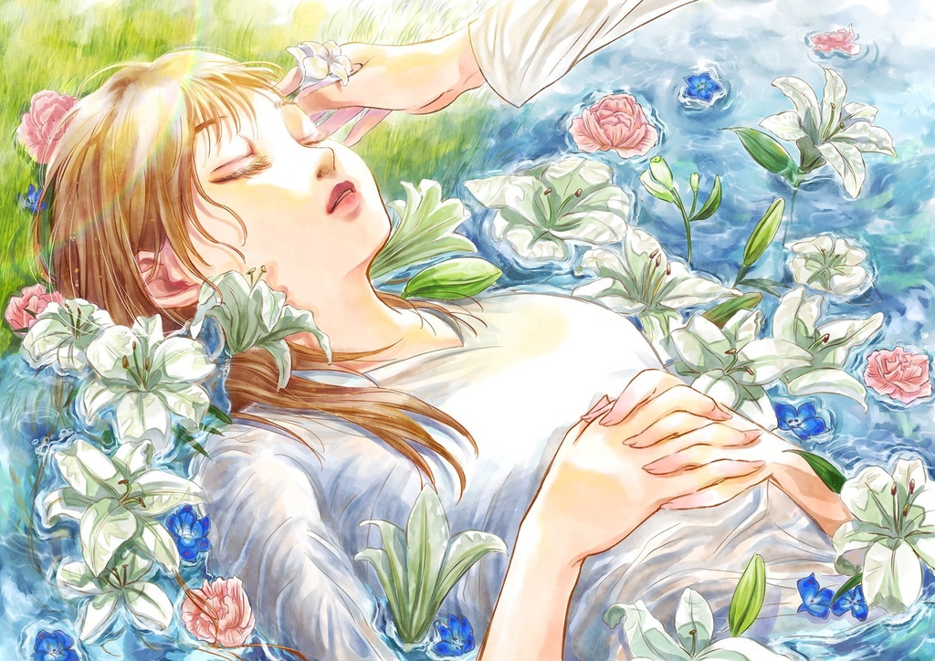 眠る君へ、  ポストカード