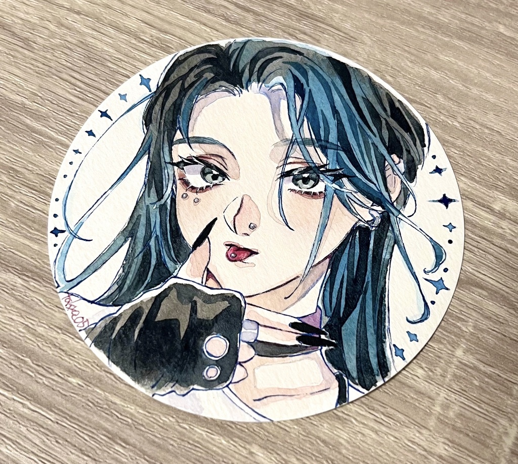 原画 【 blue black 】