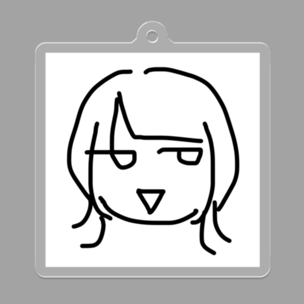 さや。の似顔絵(雑)アクキー