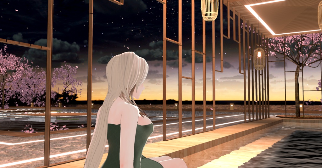 WARUDO(standard) ENVIRONMENT - W004 ORIENTAL POOL VILLA