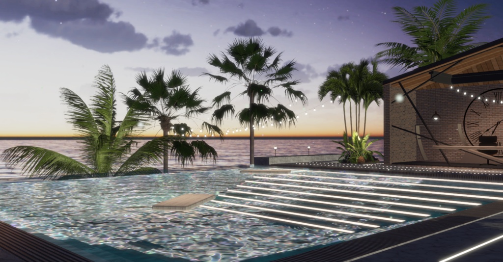 WARUDO(PRO-URP) ENVIRONMENT - WP003 MODERN POOL VILLA