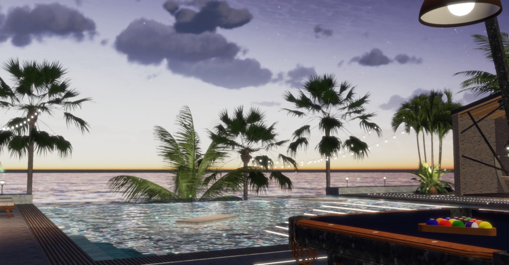 WARUDO(PRO-URP) ENVIRONMENT - WP003 MODERN POOL VILLA