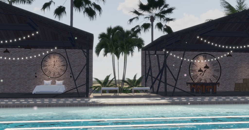 WARUDO(PRO-URP) ENVIRONMENT - WP003 MODERN POOL VILLA