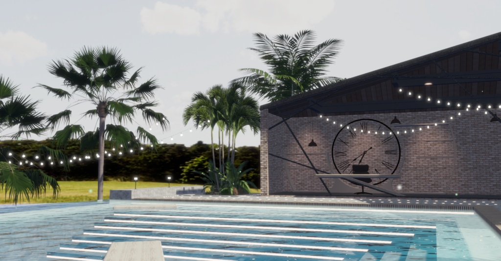 WARUDO(PRO-URP) ENVIRONMENT - WP003 MODERN POOL VILLA