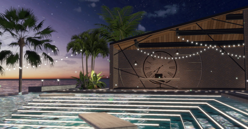 WARUDO(PRO-URP) ENVIRONMENT - WP003 MODERN POOL VILLA