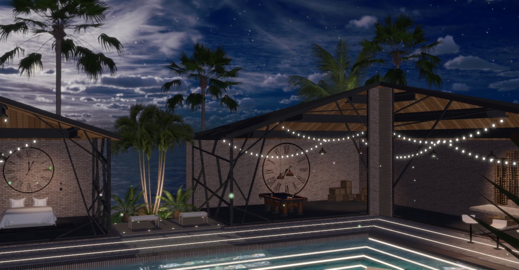 WARUDO(PRO-URP) ENVIRONMENT - WP003 MODERN POOL VILLA