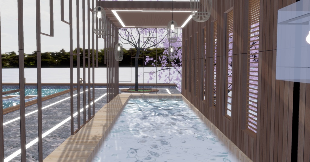 WARUDO(PRO-URP) ENVIRONMENT - WP004 ORIENTAL POOL VILLA