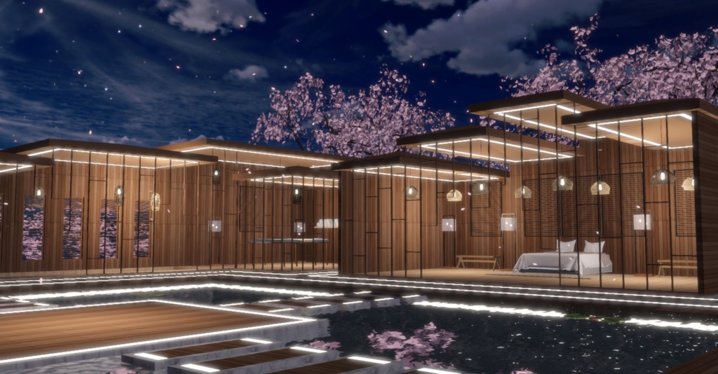 WARUDO(PRO-URP) ENVIRONMENT - WP004 ORIENTAL POOL VILLA