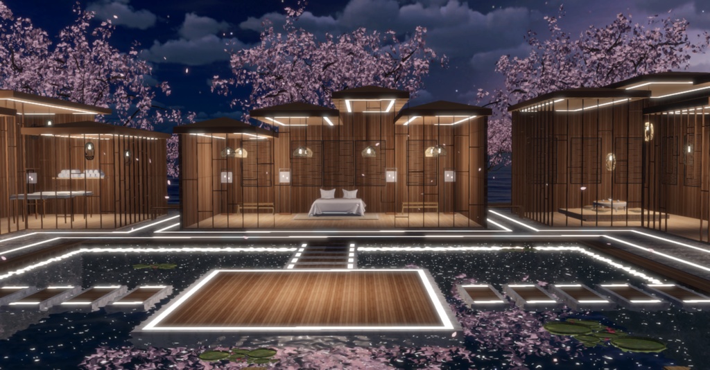 WARUDO(PRO-URP) ENVIRONMENT - WP004 ORIENTAL POOL VILLA