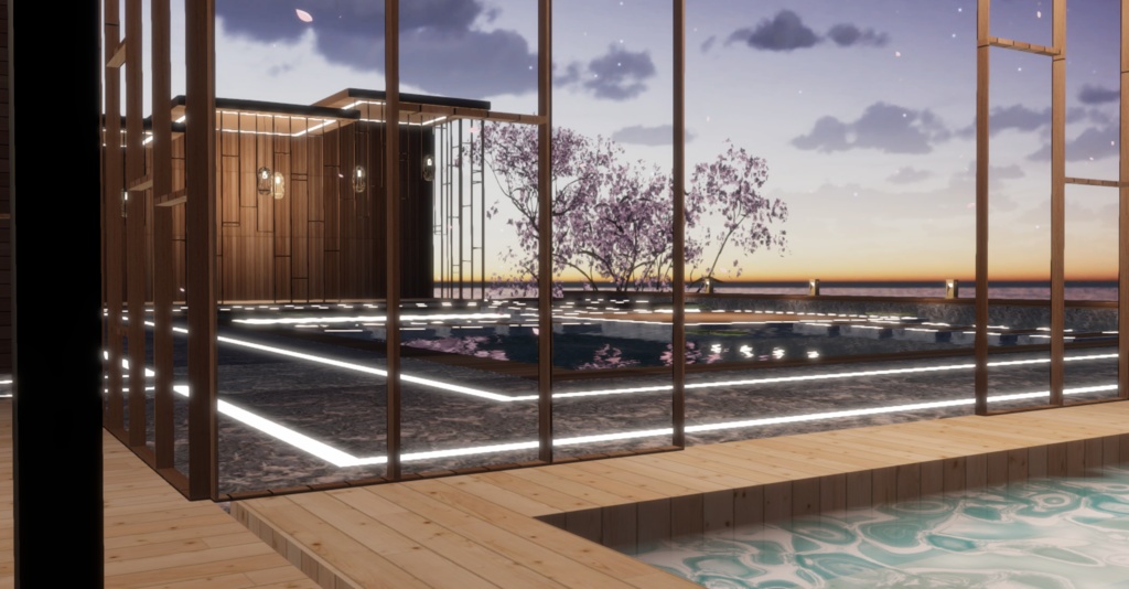 WARUDO(PRO-URP) ENVIRONMENT - WP004 ORIENTAL POOL VILLA