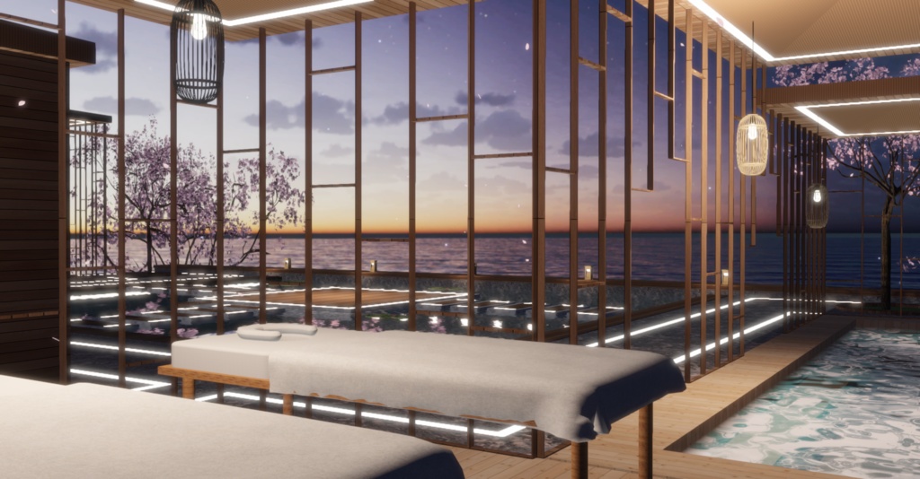 WARUDO(PRO-URP) ENVIRONMENT - WP004 ORIENTAL POOL VILLA