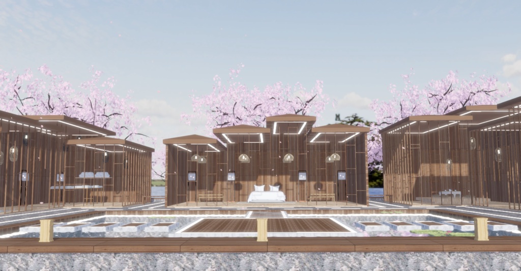 WARUDO(PRO-URP) ENVIRONMENT - WP004 ORIENTAL POOL VILLA