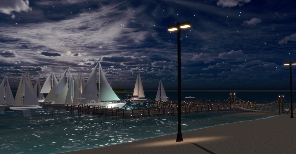 WARUDO(PRO-URP) ENVIRONMENT - WP005 MARINA BEACH