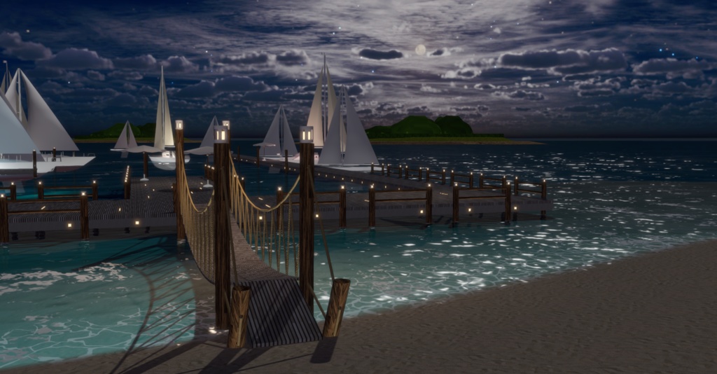 WARUDO(PRO-URP) ENVIRONMENT - WP005 MARINA BEACH