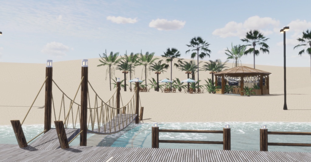 WARUDO(PRO-URP) ENVIRONMENT - WP005 MARINA BEACH