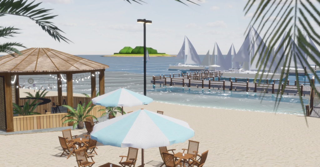 WARUDO(PRO-URP) ENVIRONMENT - WP005 MARINA BEACH