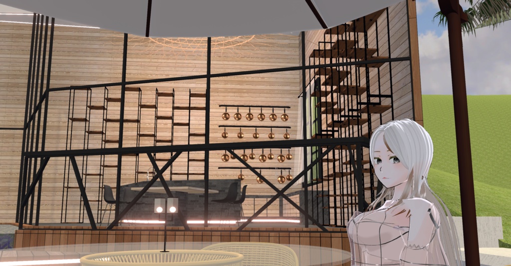 WARUDO(standard) ENVIRONMENT - W007 VILLA THE HILL(in the rain)