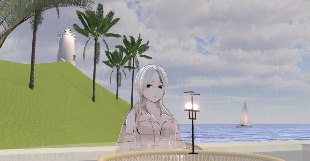 WARUDO(standard) ENVIRONMENT - W007 VILLA THE HILL(in the rain)