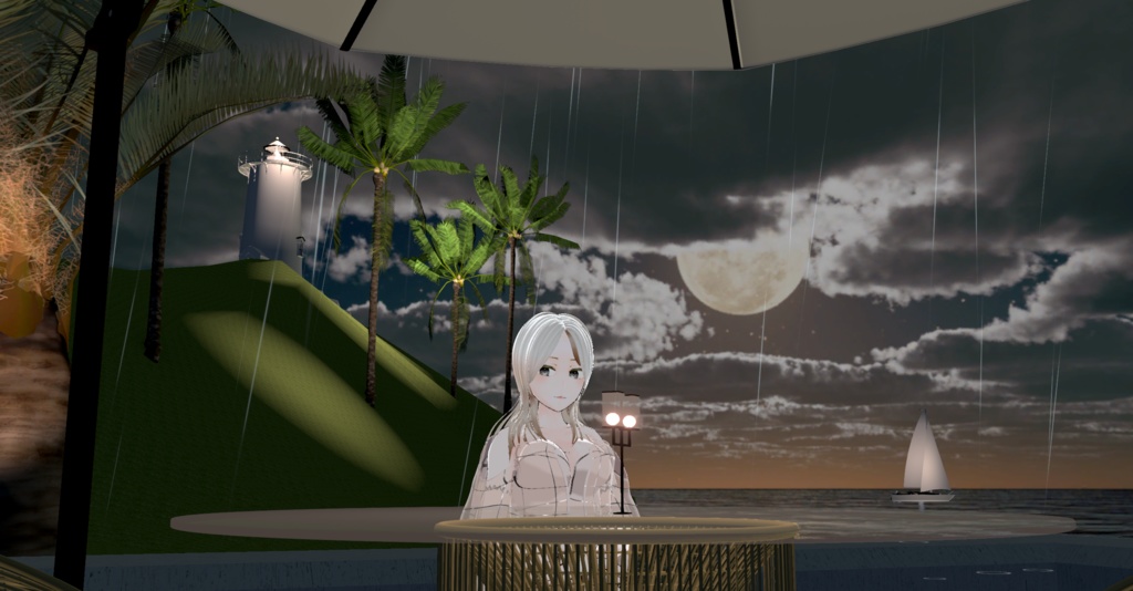 WARUDO(standard) ENVIRONMENT - W007 VILLA THE HILL(in the rain)