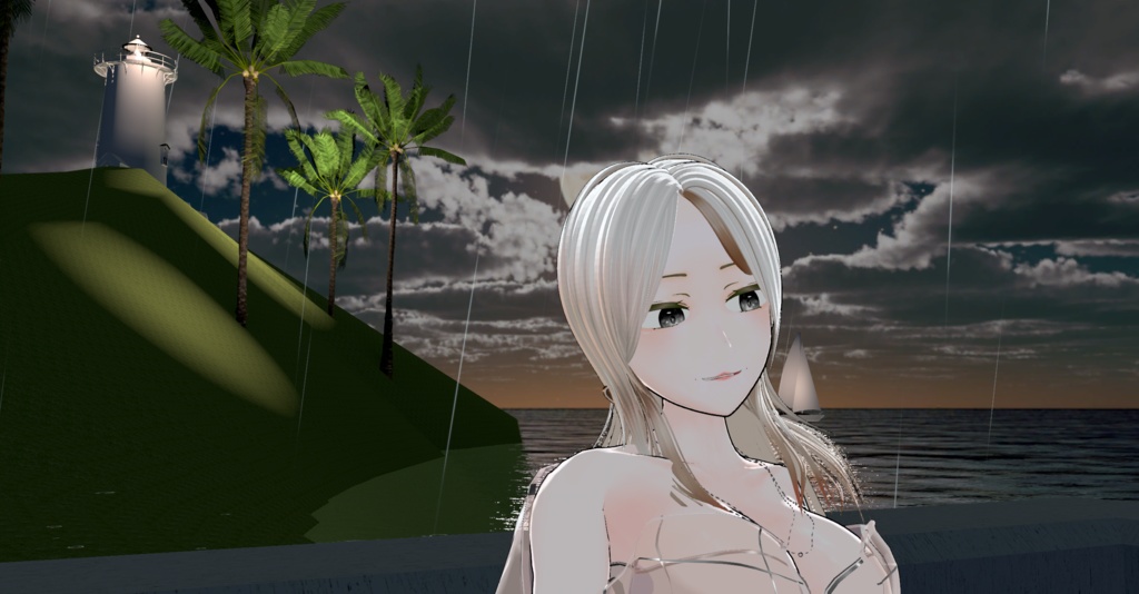 WARUDO(standard) ENVIRONMENT - W007 VILLA THE HILL(in the rain)