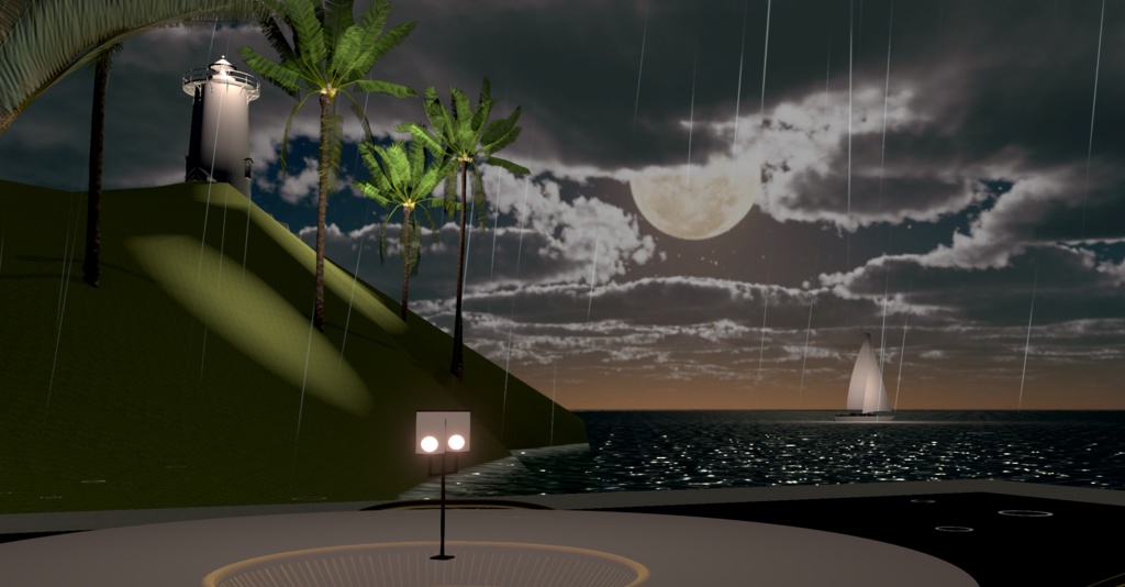 WARUDO(standard) ENVIRONMENT - W007 VILLA THE HILL(in the rain)