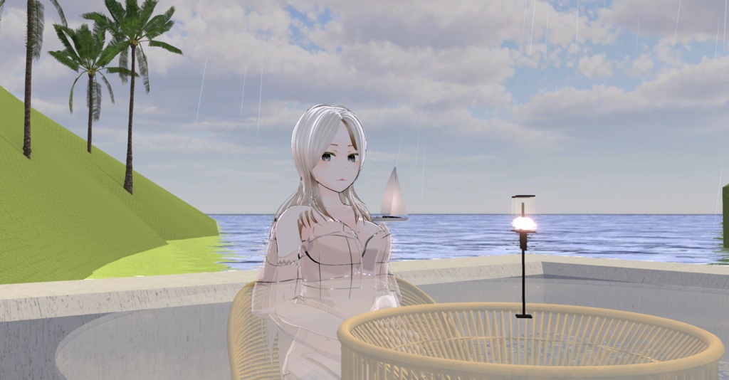 WARUDO(standard) ENVIRONMENT - W007 VILLA THE HILL(in the rain)