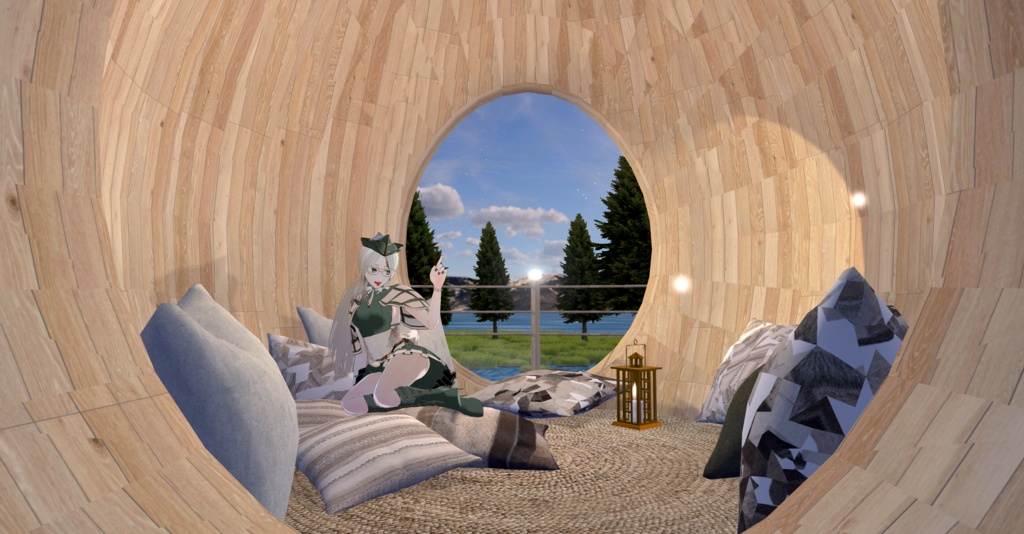 WARUDO(PRO/STANDARD) ENVIRONMENT - W014 Cabin in the forest