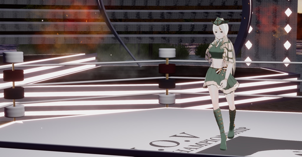 WARUDO(PRO/STANDARD) ENVIRONMENT - W017 crown cage (night only)