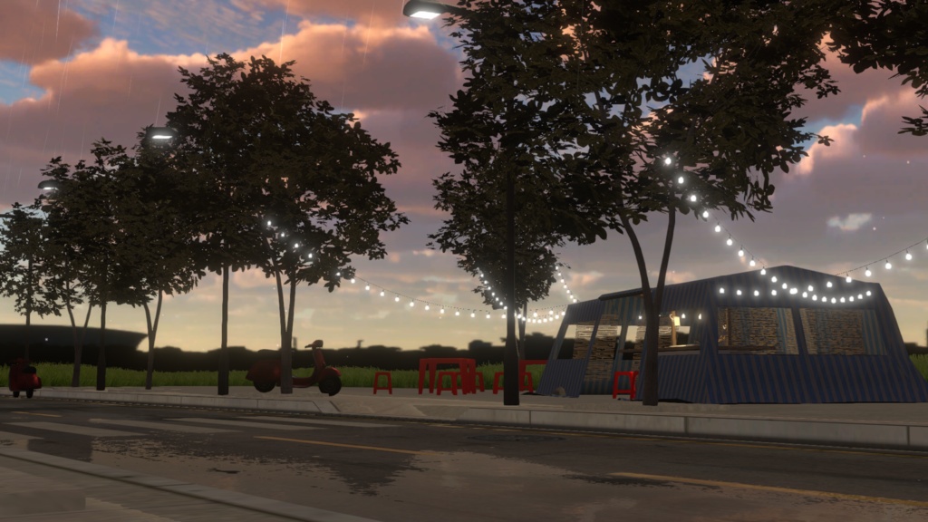 WARUDO(PRO/STANDARD) ENVIRONMENT - W019 STREETPUB(rain)