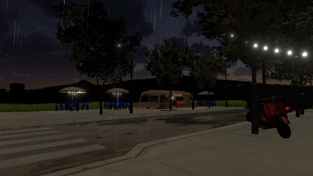 WARUDO(PRO/STANDARD) ENVIRONMENT - W019 STREETPUB(rain)