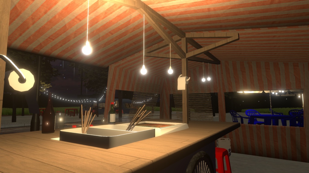 WARUDO(PRO/STANDARD) ENVIRONMENT - W019 STREETPUB(rain)