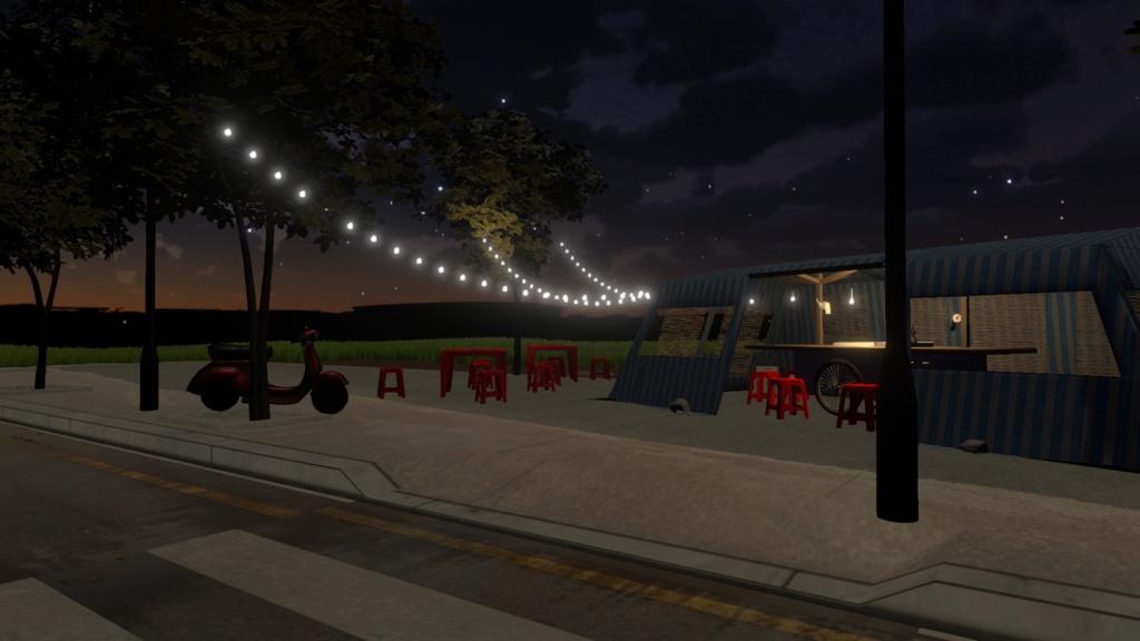 WARUDO(PRO/STANDARD) ENVIRONMENT - W019 STREETPUB(rain)