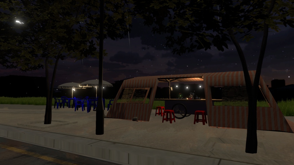 WARUDO(PRO/STANDARD) ENVIRONMENT - W019 STREETPUB(rain)