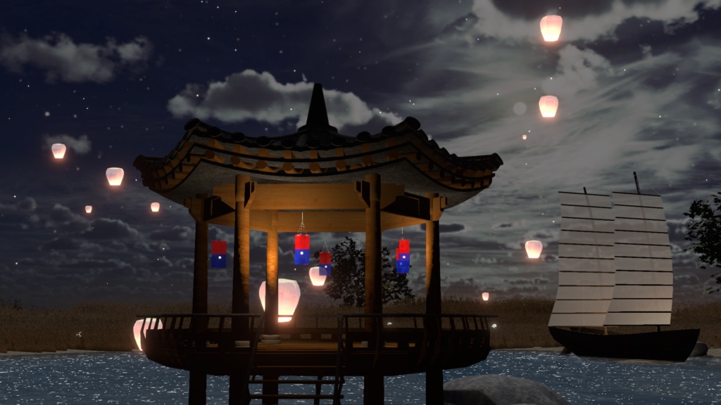 WARUDO(PRO/STANDARD) ENVIRONMENT - W018 Oriental Pavilion(hanok한옥)