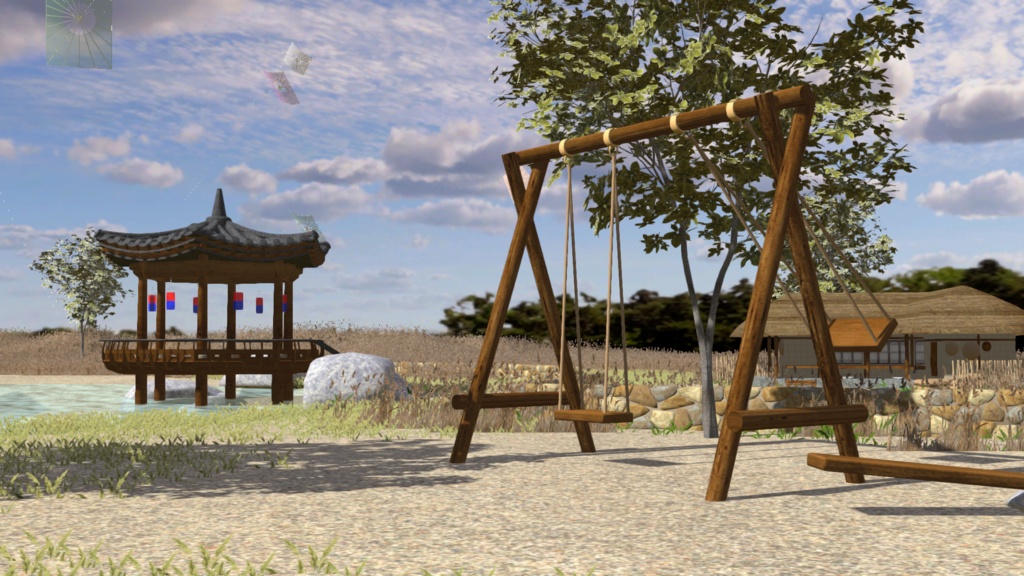 WARUDO(PRO/STANDARD) ENVIRONMENT - W018 Oriental Pavilion(hanok한옥)