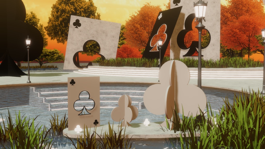 WARUDO(PRO/STANDARD) ENVIRONMENT - W022 clover (poker series)