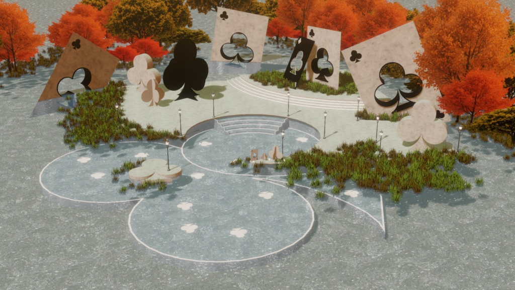 WARUDO(PRO/STANDARD) ENVIRONMENT - W022 clover (poker series)