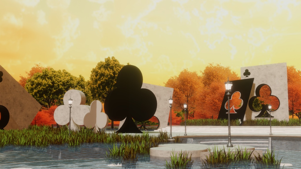 WARUDO(PRO/STANDARD) ENVIRONMENT - W022 clover (poker series)