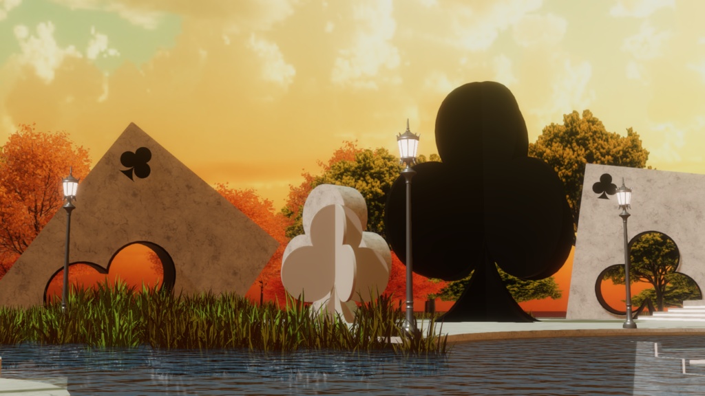 WARUDO(PRO/STANDARD) ENVIRONMENT - W022 clover (poker series)