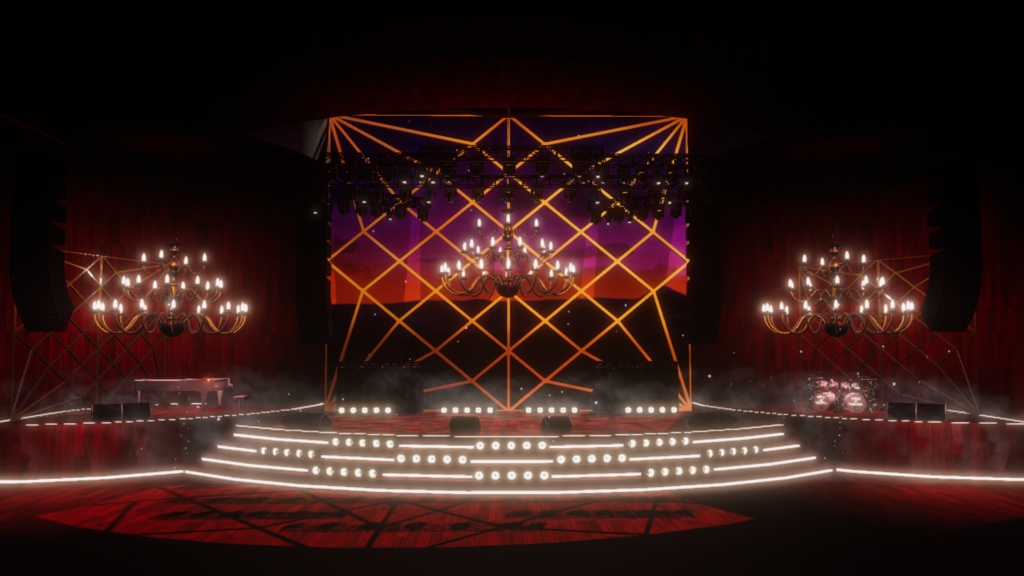 WARUDO(PRO/STANDARD) ENVIRONMENT - W034 STAGE THE RED