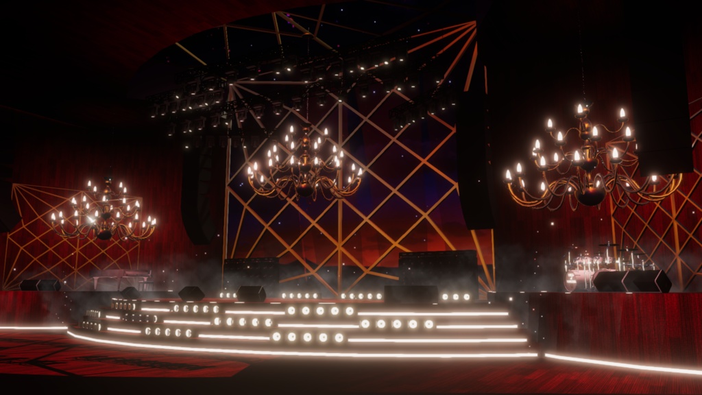 WARUDO(PRO/STANDARD) ENVIRONMENT - W034 STAGE THE RED