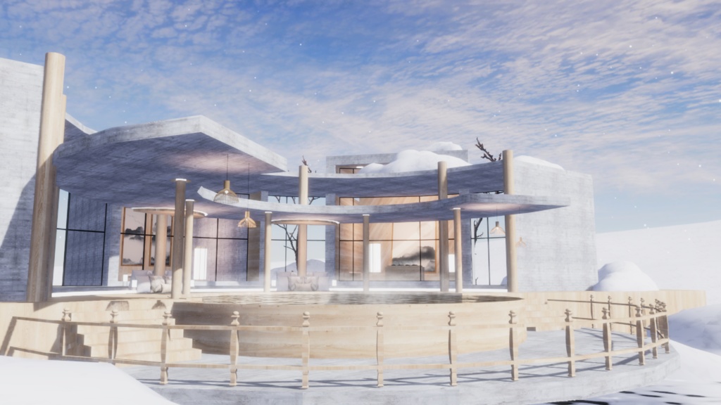 WARUDO(PRO/STANDARD) ENVIRONMENT - W037 SPA MOUNTAIN (snow)