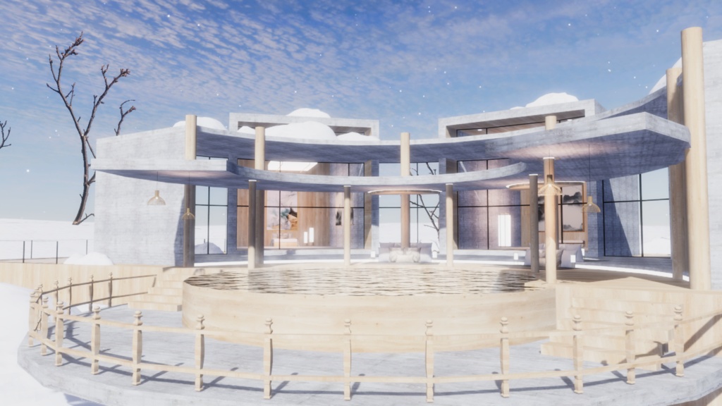 WARUDO(PRO/STANDARD) ENVIRONMENT - W037 SPA MOUNTAIN (snow)