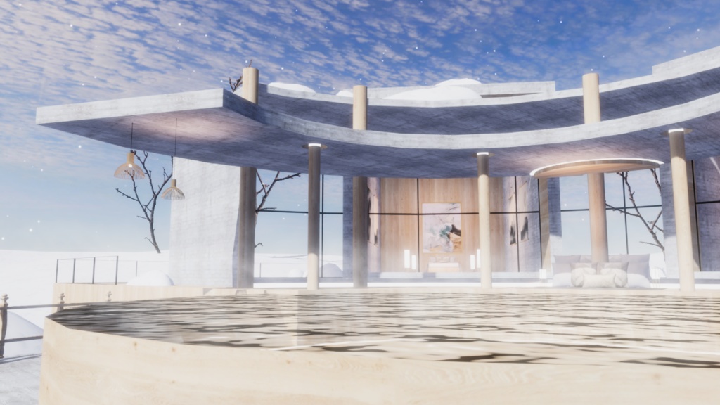 WARUDO(PRO/STANDARD) ENVIRONMENT - W037 SPA MOUNTAIN (snow)