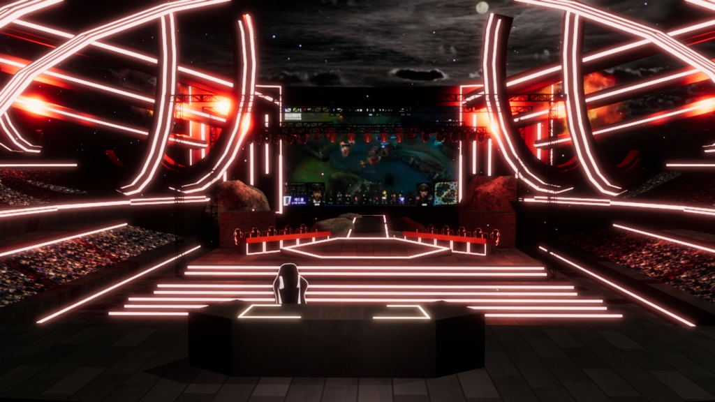 WARUDO(PRO/STANDARD) ENVIRONMENT - W036 GAME STADIUM (4color)