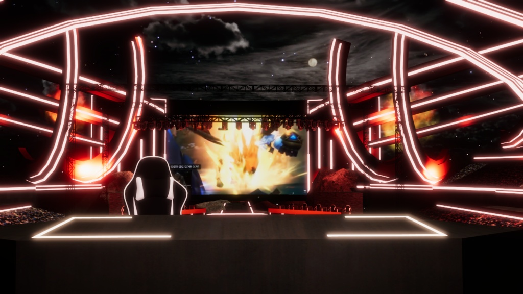 WARUDO(PRO/STANDARD) ENVIRONMENT - W036 GAME STADIUM (4color)