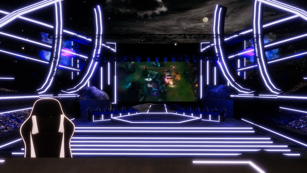 WARUDO(PRO/STANDARD) ENVIRONMENT - W036 GAME STADIUM (4color)