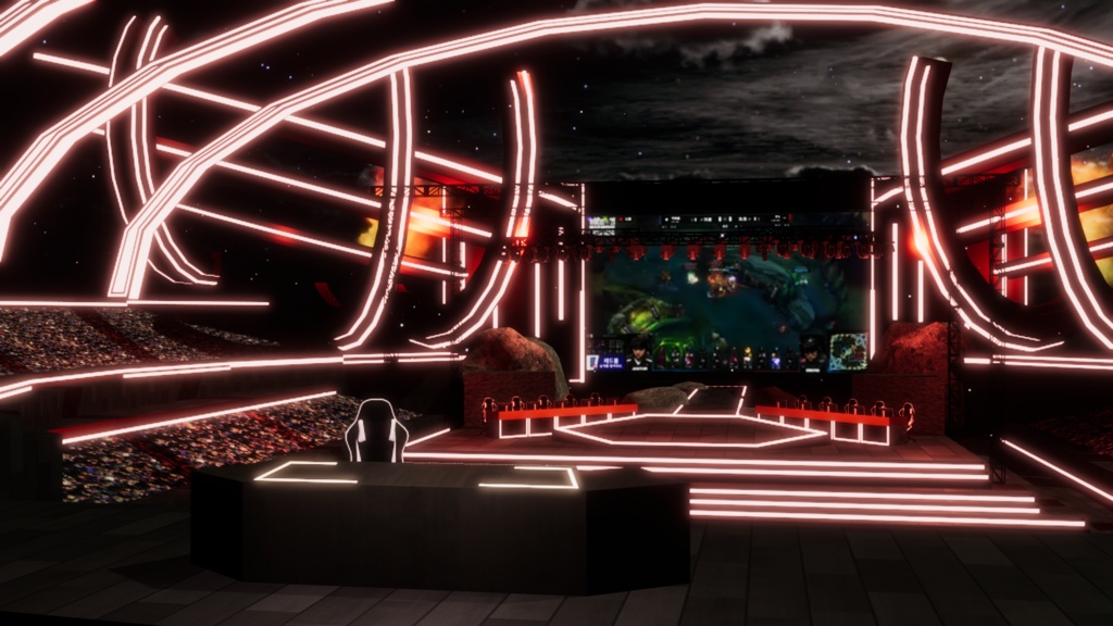 WARUDO(PRO/STANDARD) ENVIRONMENT - W036 GAME STADIUM (4color)