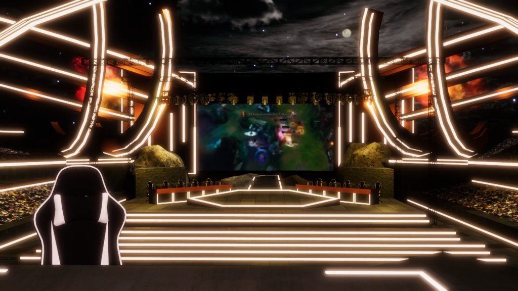 WARUDO(PRO/STANDARD) ENVIRONMENT - W036 GAME STADIUM (4color)