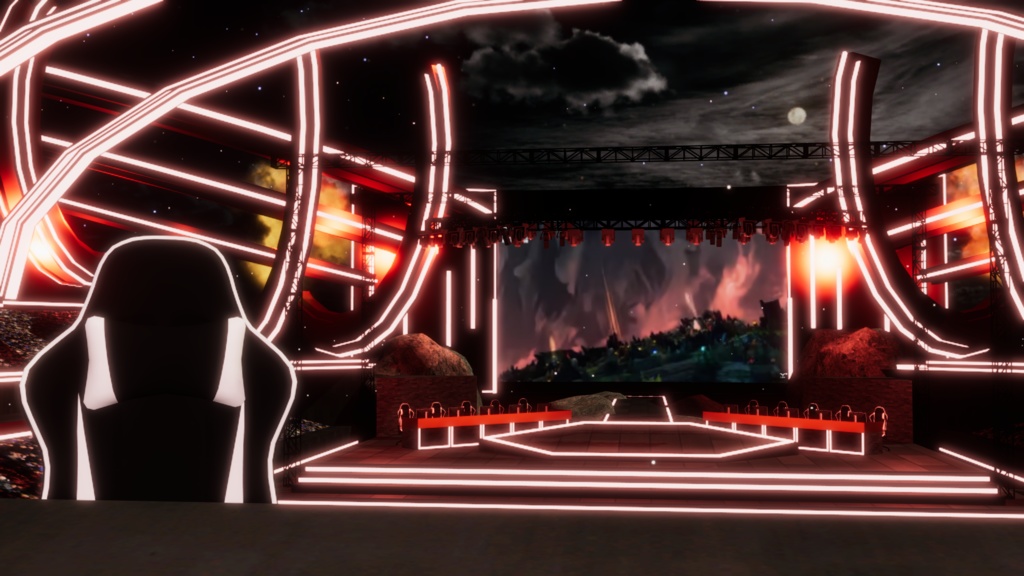 WARUDO(PRO/STANDARD) ENVIRONMENT - W036 GAME STADIUM (4color)